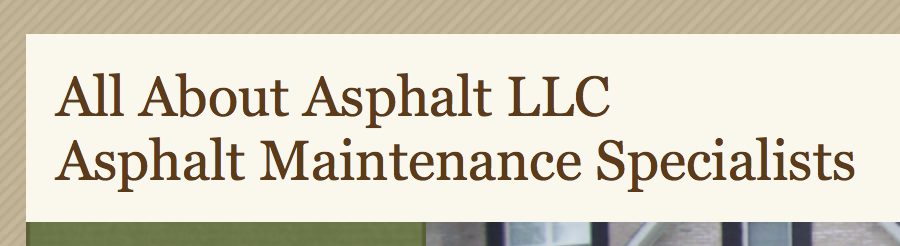 ALL ABOUT ASPHALT